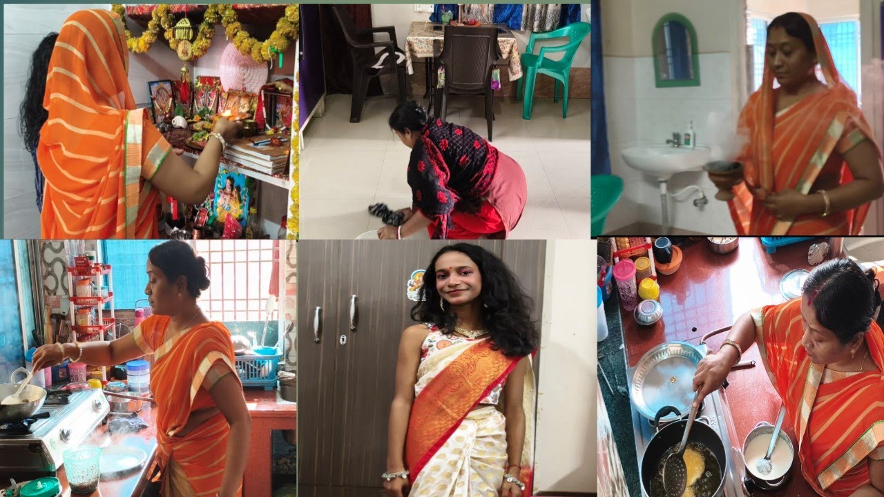 Saraswati Puja vlog 2026#सरस्वती पूजा के दिन का रूटीन#indianhousewifevlog#mushroomrecipe 