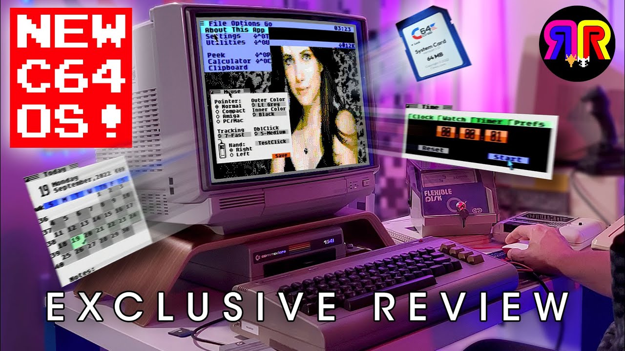 ПОТРЯСАЮЩАЯ новая ОС для 40-летнего Commodore 64! Обзор C64 OS