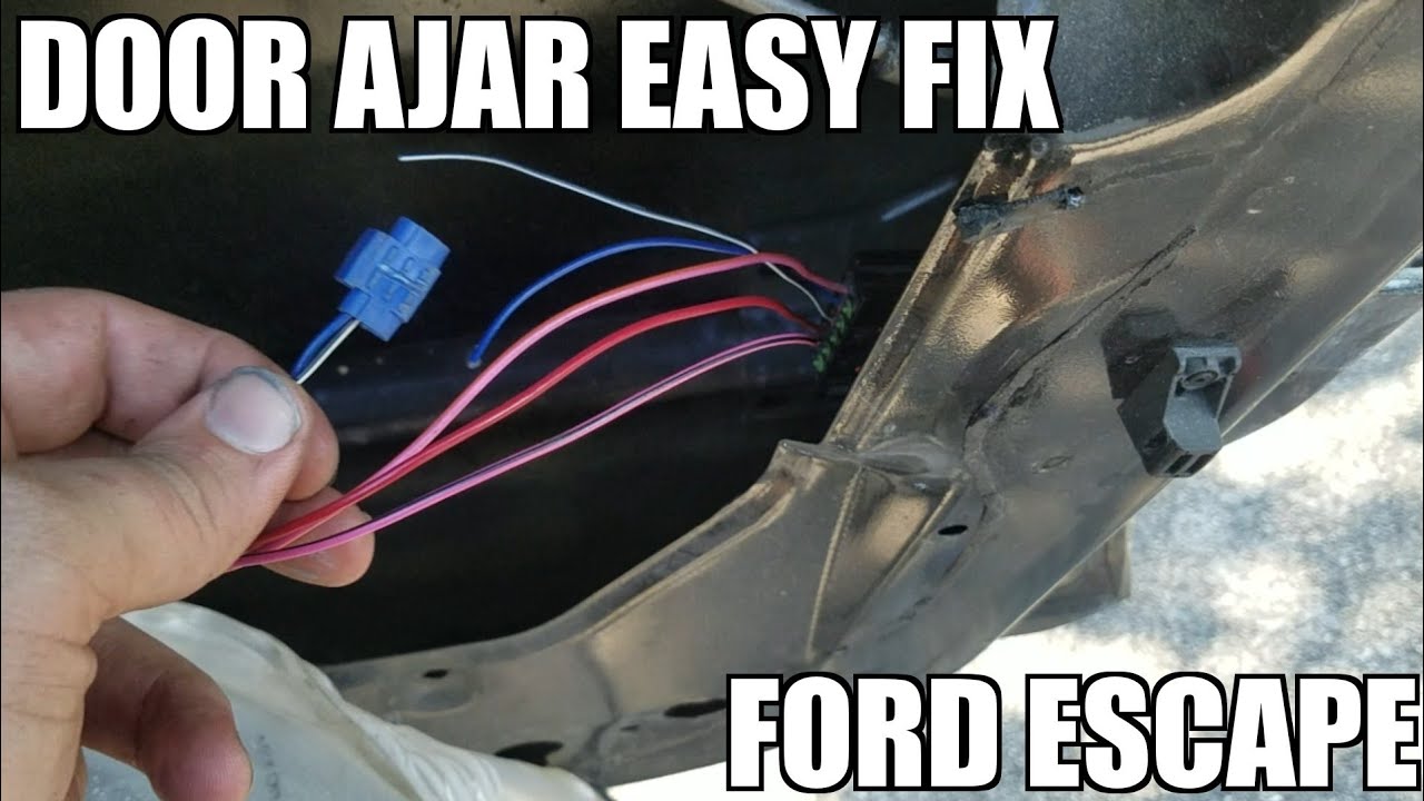 Как исправить приоткрытую пассажирскую дверь Ford Escape