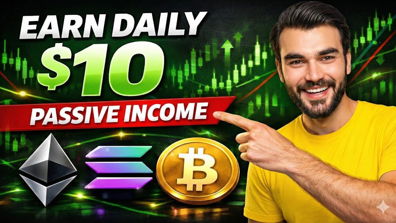 Aim for $10/Day Passive Income with Crypto | Beginner Friendly Strategy