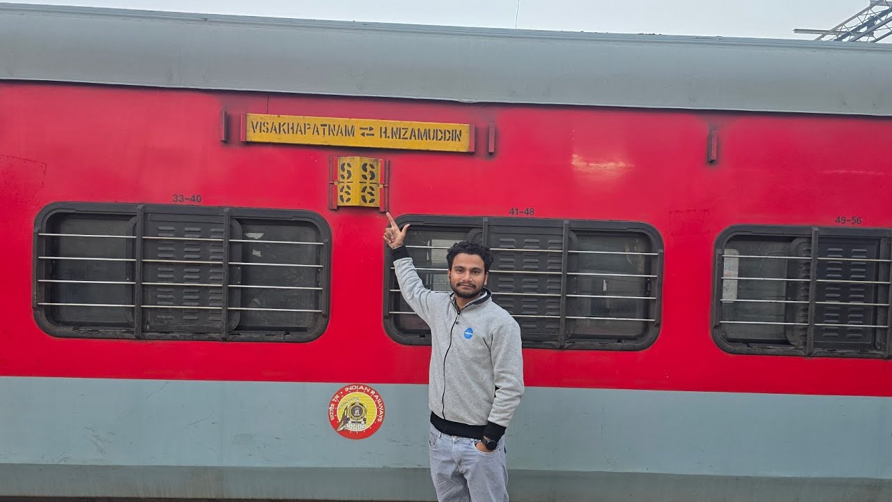 12804 Hazrat Nizamuddin Visakhapatnam Swarna Jayanti Express| Hazrat Nizamuddin To Mathura junction|