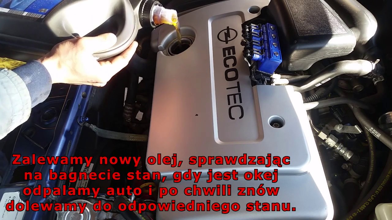 Wymiana oleju - Opel Astra G #Dla Zielonych