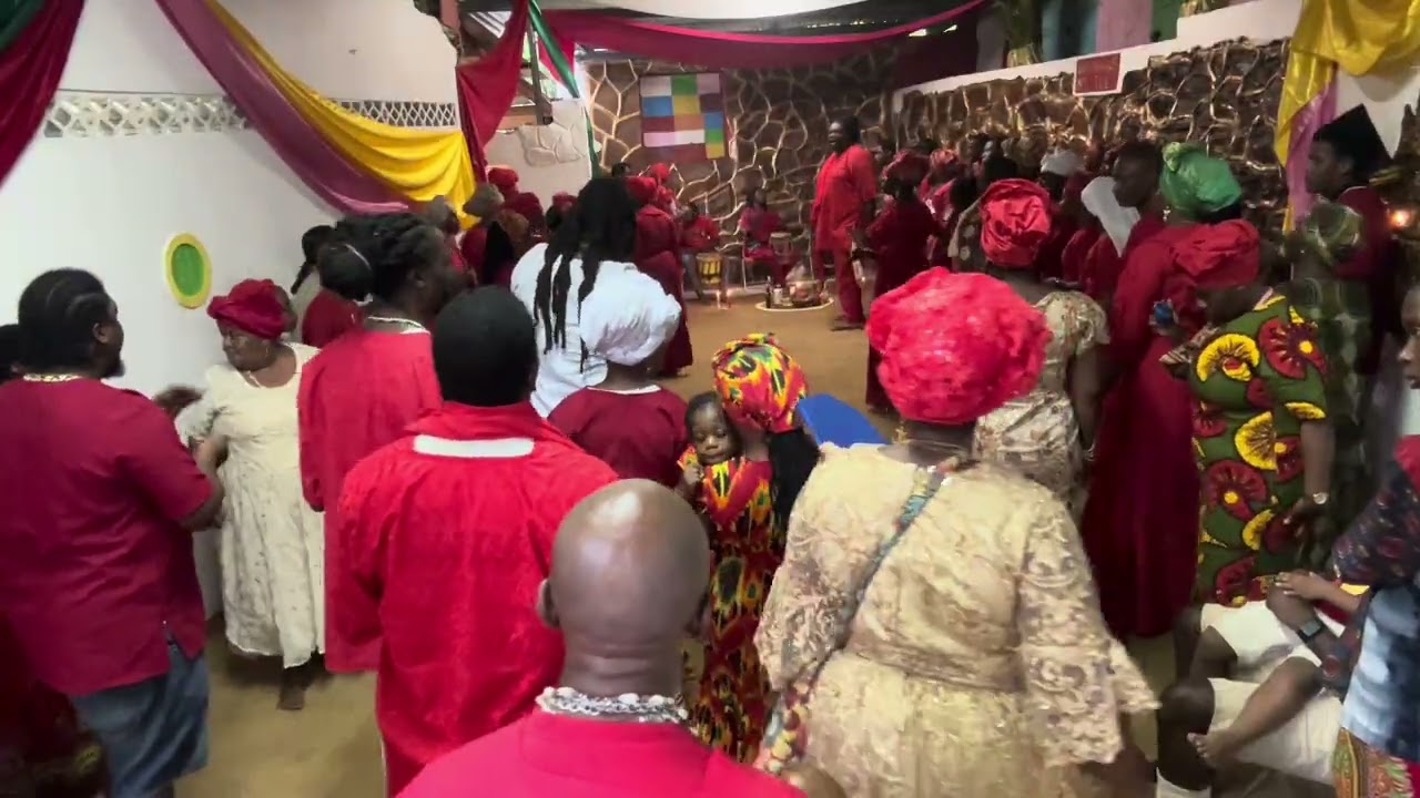 Ebo in Trinidad and Tobago Vigoyanna offering day St. John’s S.B/  ile Shango 