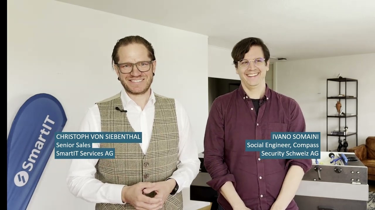 SmartIT Security Operations Center SOC Christoph von Siebenthal und Ivano Somaini