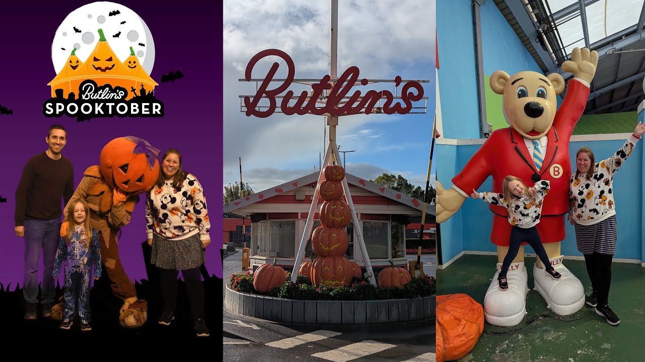 Spooktober на курорте Butlin's Minehead Resort | Октябрь 2025 | Фотографии персонажей, шоу на фон...
