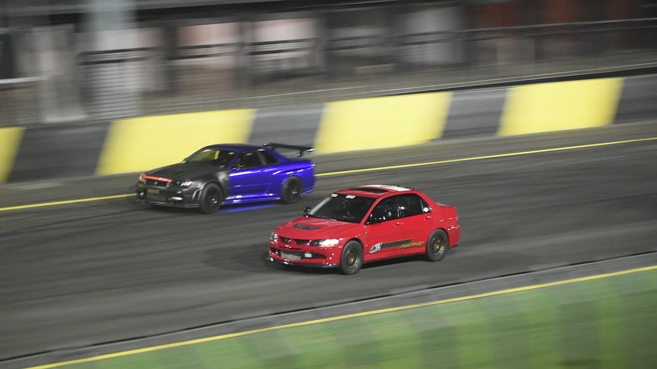 Roll Racing Sydney #99 Close races and slippery track!!