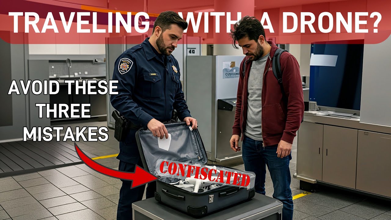How to Get Your Drone Through Airport Security in 2025 | DONT Let your Drone be Confiscated