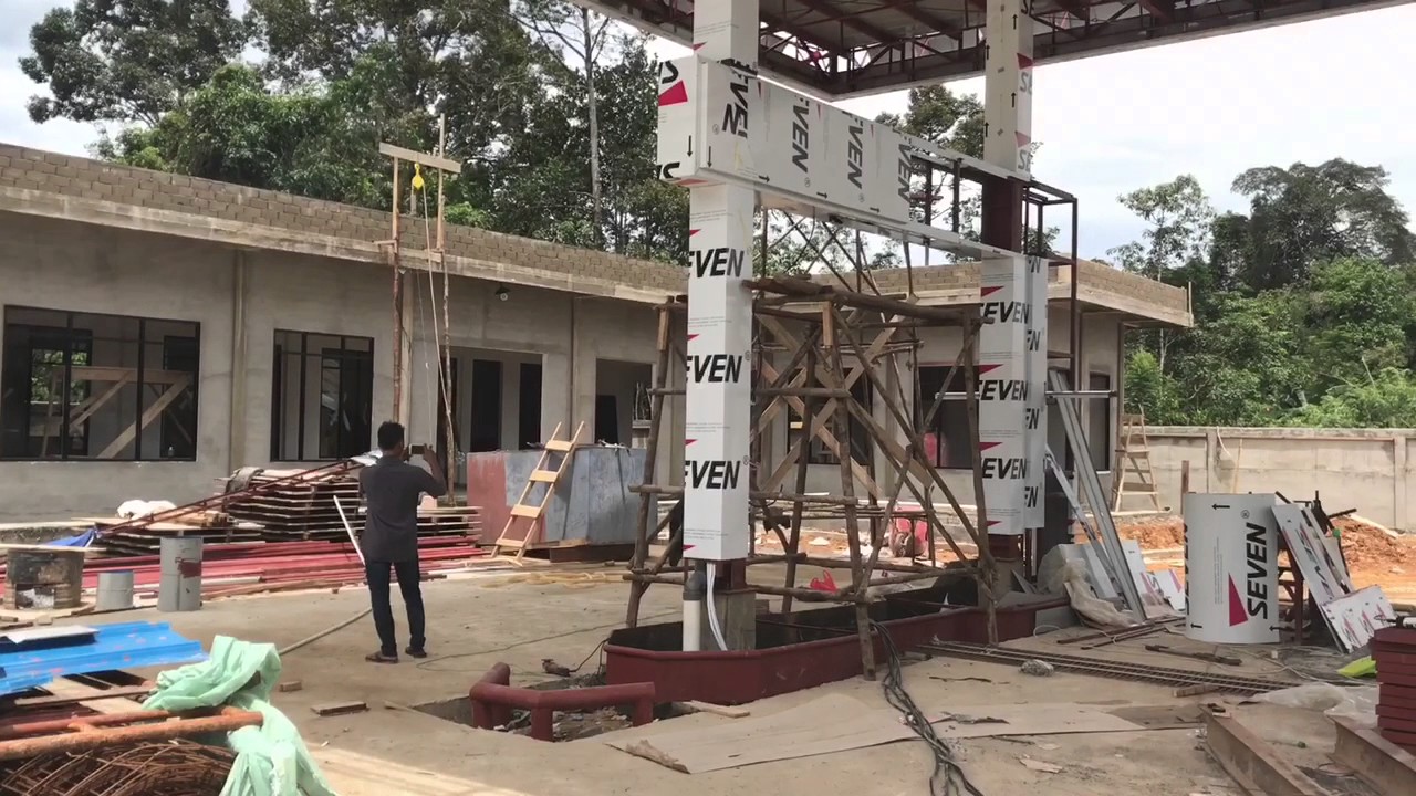 Pembangunan SPBU nanga mau