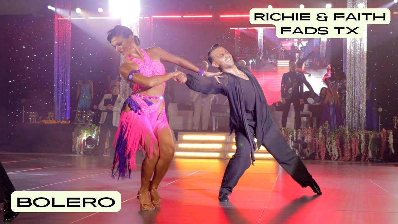 Open Professional Rhythm | Richard Kaszas & Faith Pangea- Bolero | FADS Texas Regional