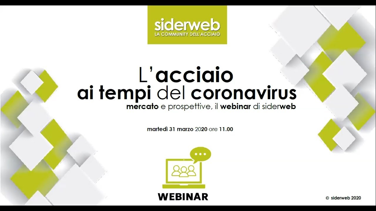 L'acciaio ai tempi del coronavirus