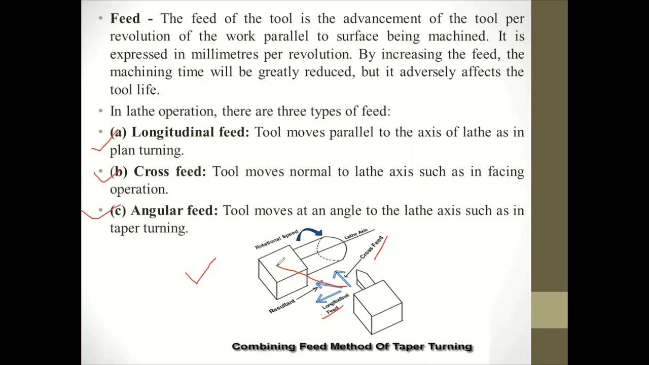 Cutting parameters of lathe|lathe parameter|cutting speed, feed, depth of cut, machining time|Hindi