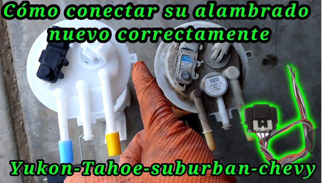 GMC Yukon- Chevy Tahoe- Silverado Bomba de Gasolina Cómo conectar su alambrado nuevo correctamente