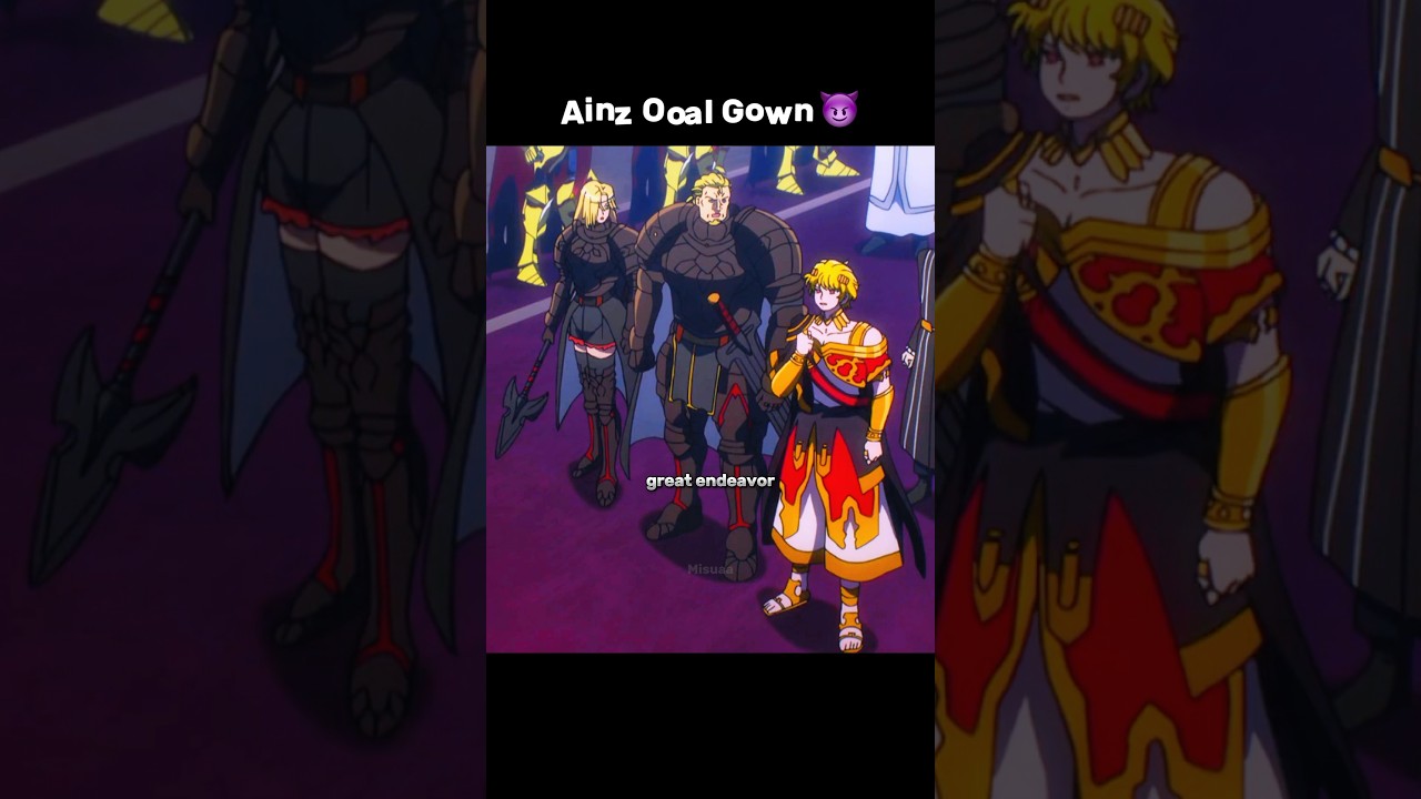 All according to plan Ainz Ooal Gown 😈🥶 | #anime #animemoments