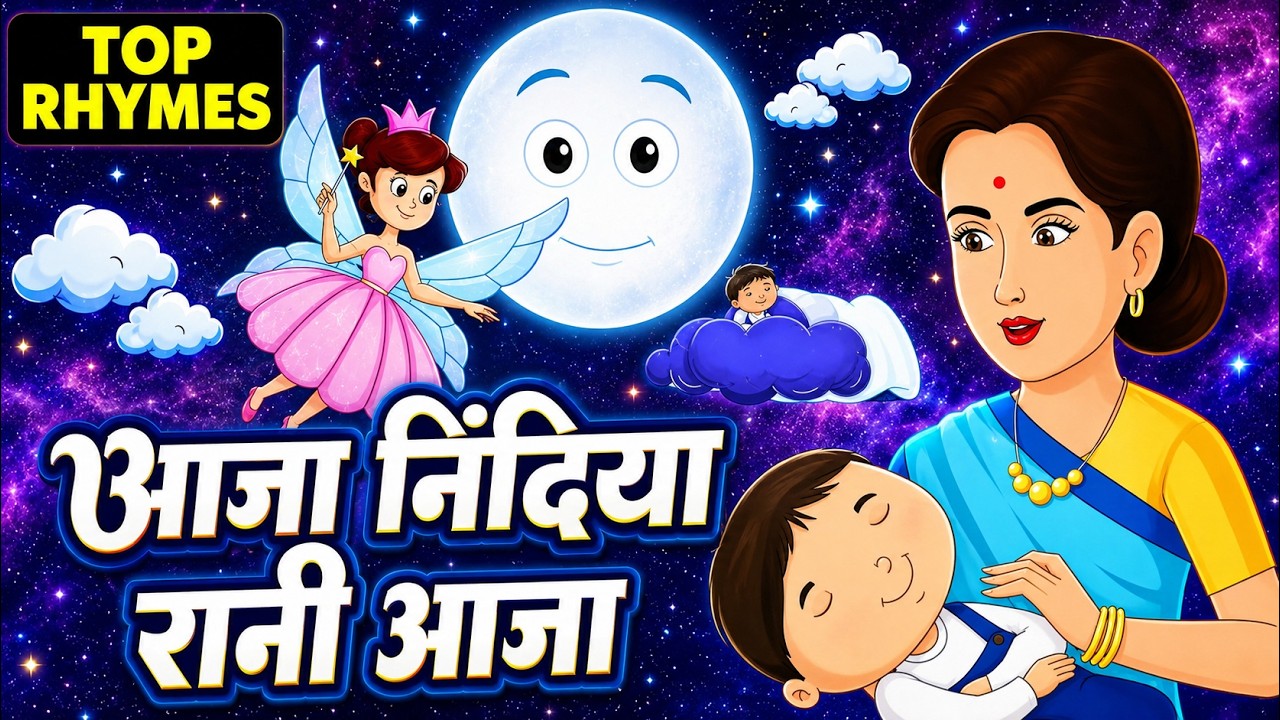 Come O Queen of Sleep Come | Sweet Hindi Lullaby for Kids