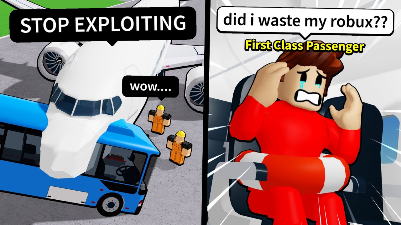 Roblox hacker tries to ruin my EXPENSIVE plane flight..