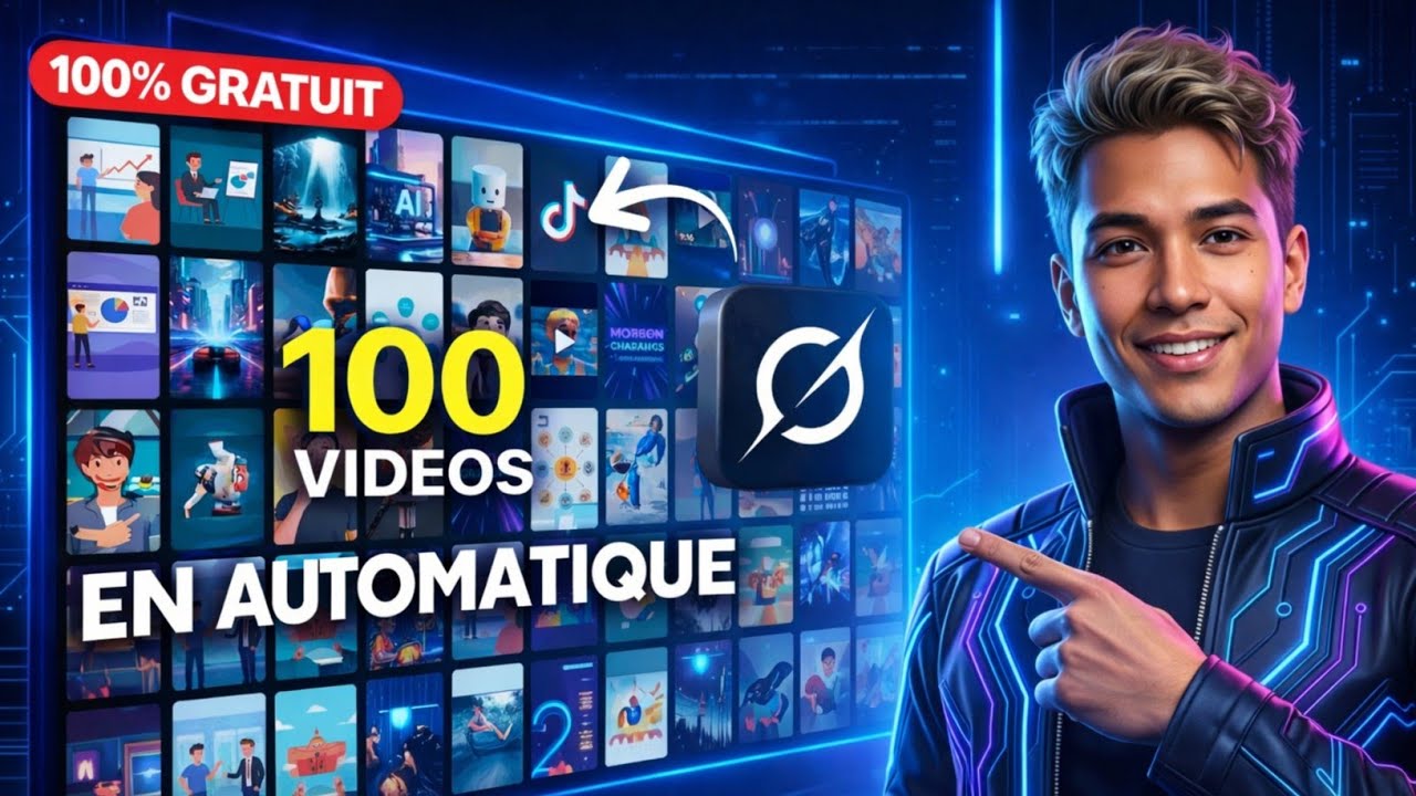 J'ai créé 100 vidéos IA pendant que je dormais (100% GRATUIT)
