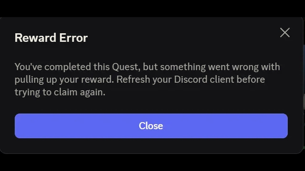 🔮 Discord Orbs claim something went wrong with pulling up your reward