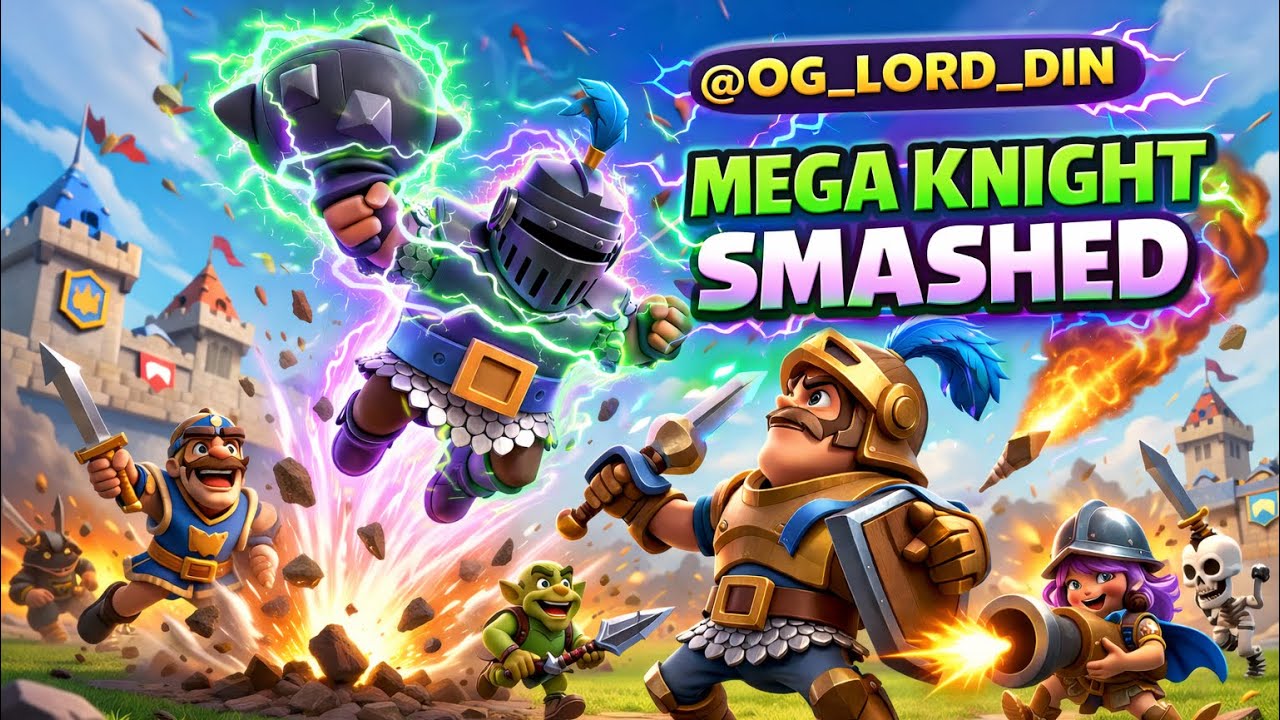 Why Everyone HATES My Mega Knight. (Top 10 Attacks) #clashroyale #ultimateattack #gaming #supercell 