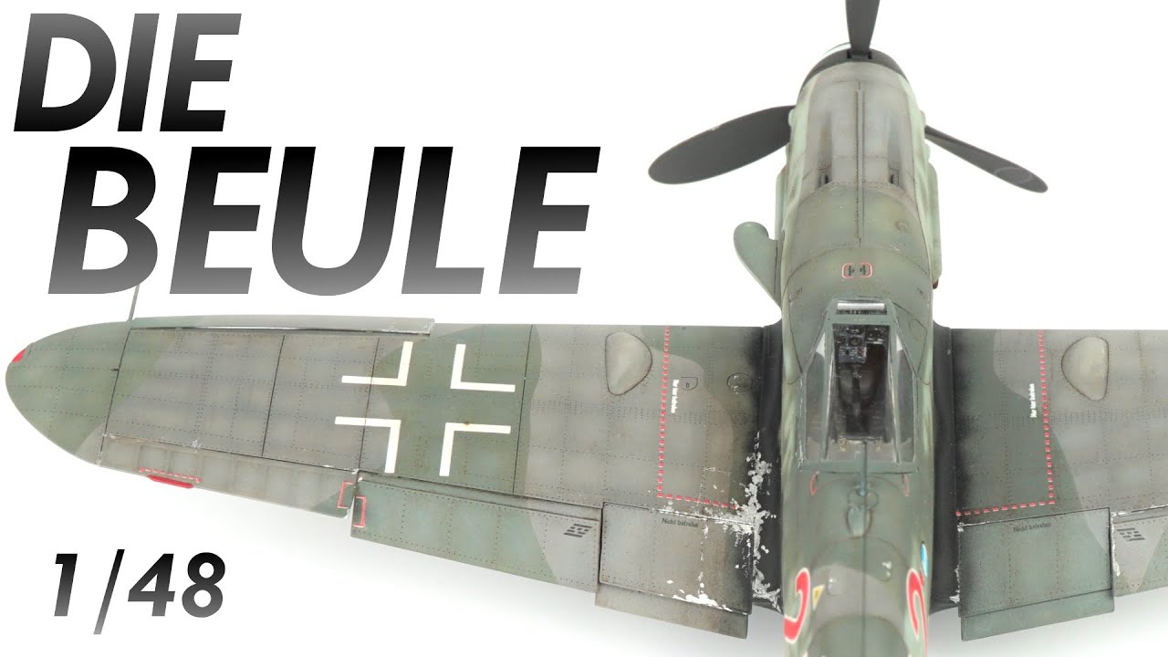 Эдуард Bf109G-6 1/48 | Фридрих-Карл Мюллер | Полная сборка в 4K