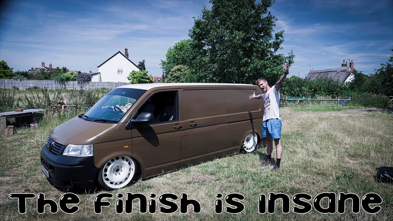 Paint your van for less than £200 || DIY spray colour and clear coat || VW Transporter project ep2