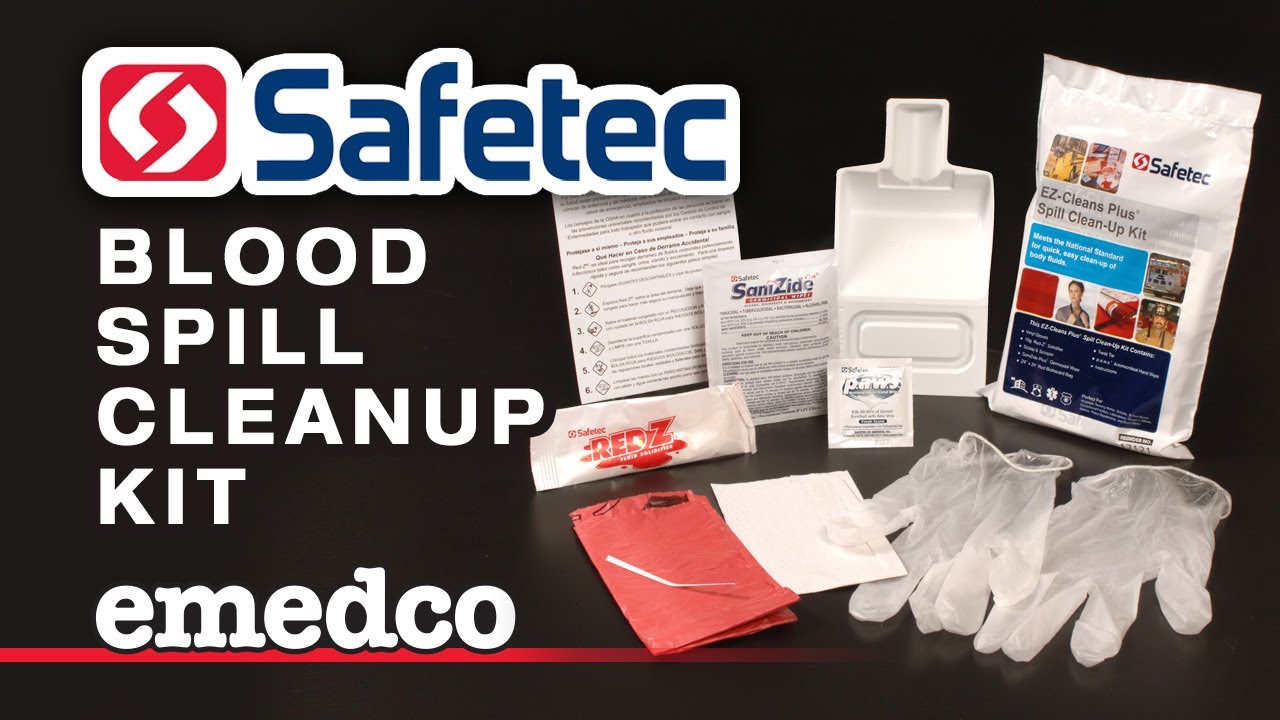 Safetec Blood Spill Clean Up Kit | Emedco Video