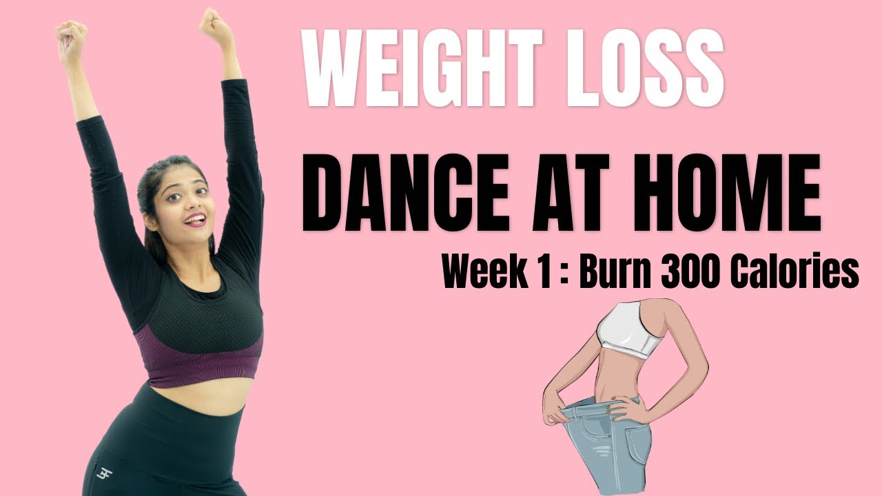 Week 1 | 24 Mins Weight loss Dance at Home  | Burn 300 Calories at home | Somya Luhadia