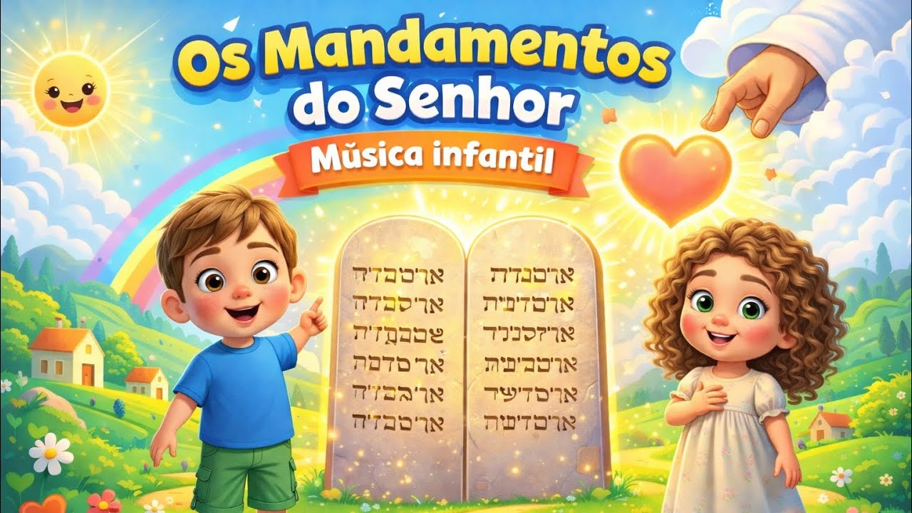 Os Mandamentos do Senhor | Música Infantil  Cristã 