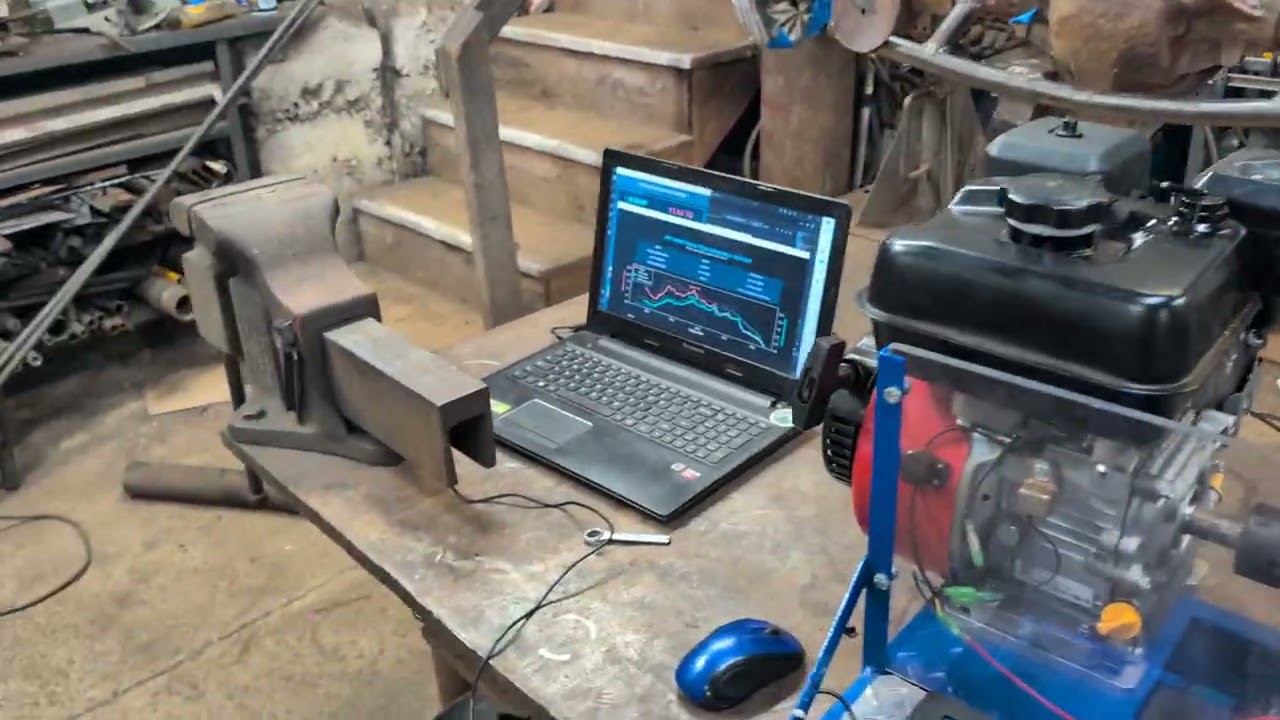DIY Small Engine Dyno and Desktop App Demo
