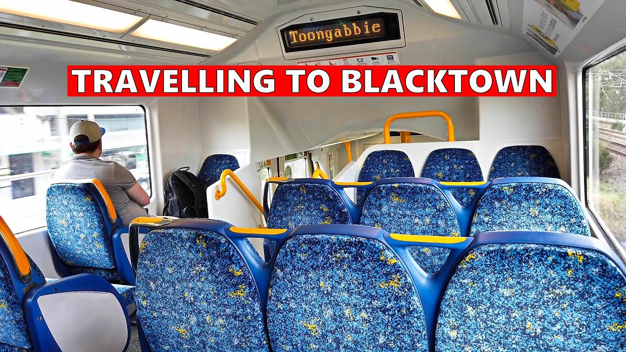 Sydney Trains ride to BLACKTOWN from Parramatta | Travel in Sydney by Public Transport | Australia