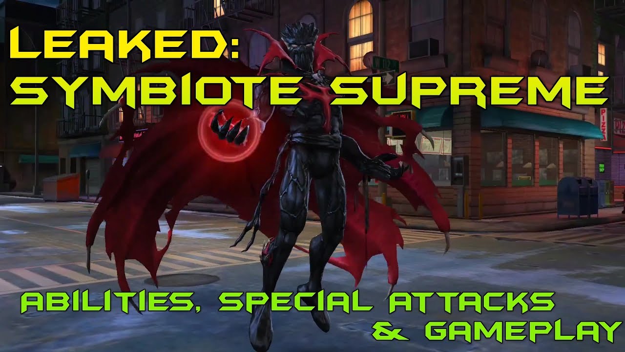 Leaked: Symbiote Supreme Abilities, Special Attacks & Gameplay - Marvel Contest of Champions
