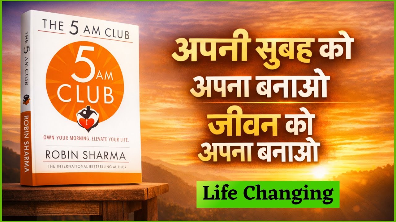 The 5 AM Club Full Hindi Audio Book Summary | Robin Sharma | 30 Minutes Complete Guide