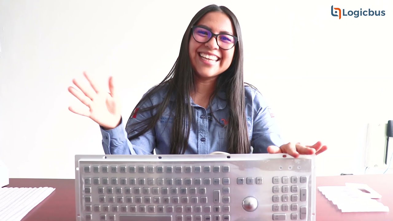 Teclado met&aacute;lico de USO RUDO - LOGICBUS