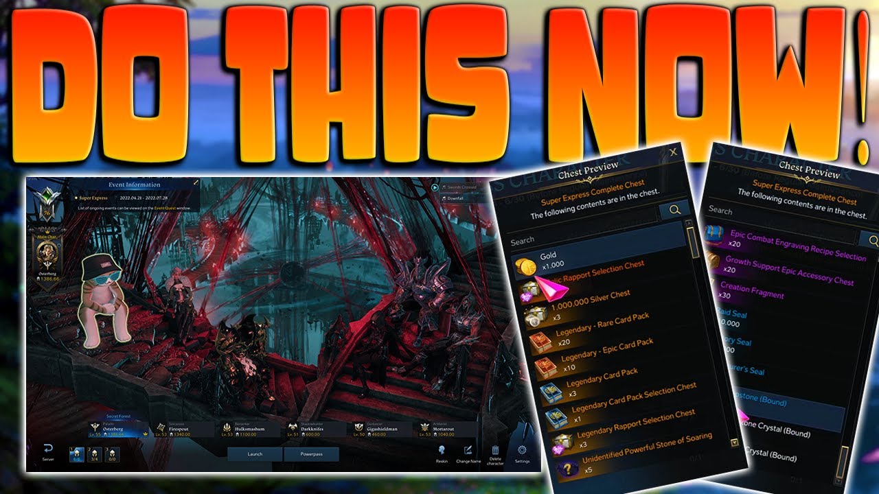 CHOOSE SUPER EXPRESS WISELY! Full Super Express Mission Guide! How To Use + Rewards! | Lost Ark!