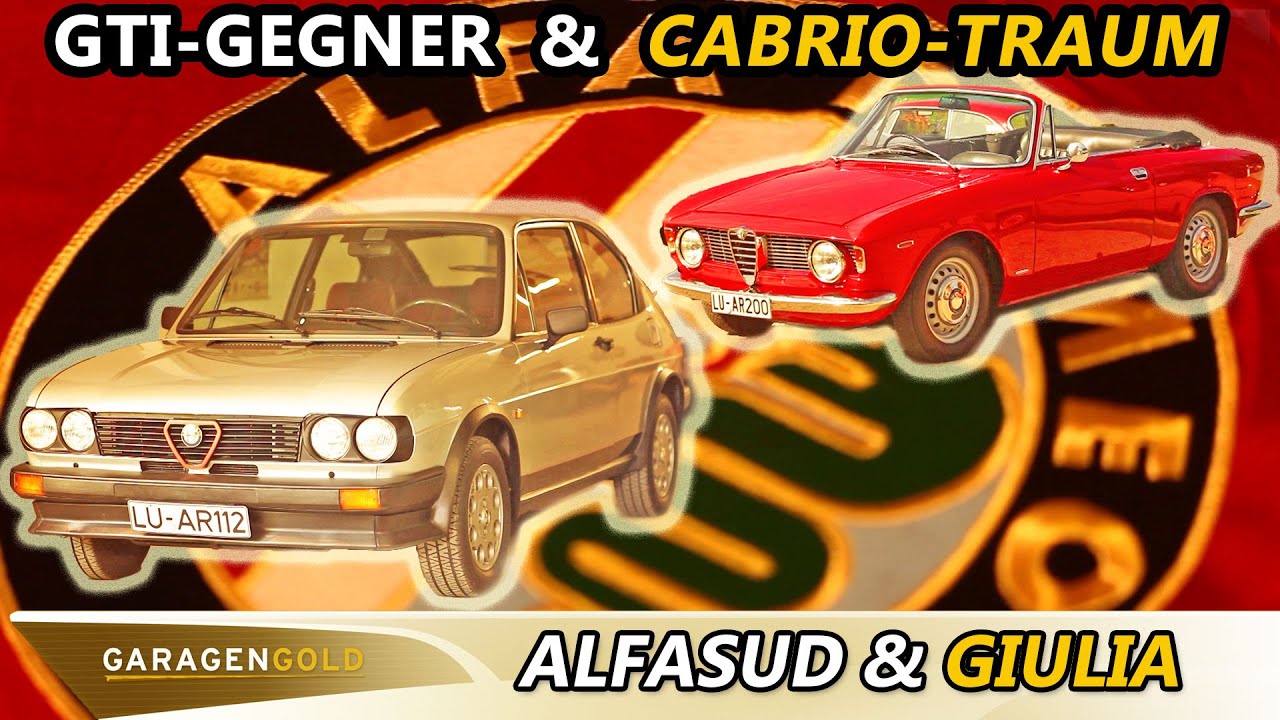 Sportliche und seltene Italiener: Alfa Romeo Alfasud TI QV und die Giulia Sprint GTC | Garagengold