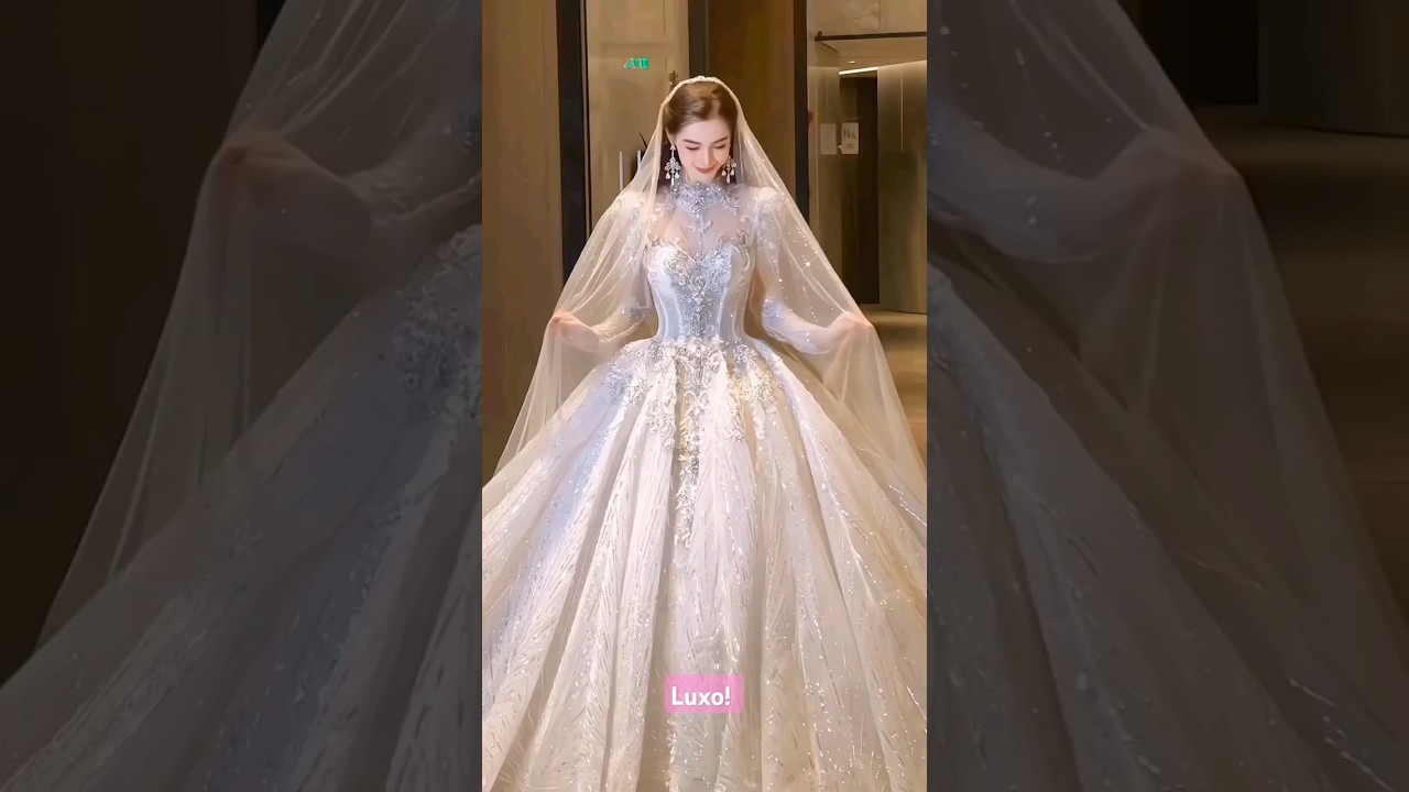 Vestidos de Noiva de Luxo com Brilhantes Maravilhosos #weddingdress #vestidosdenoiva #noivas