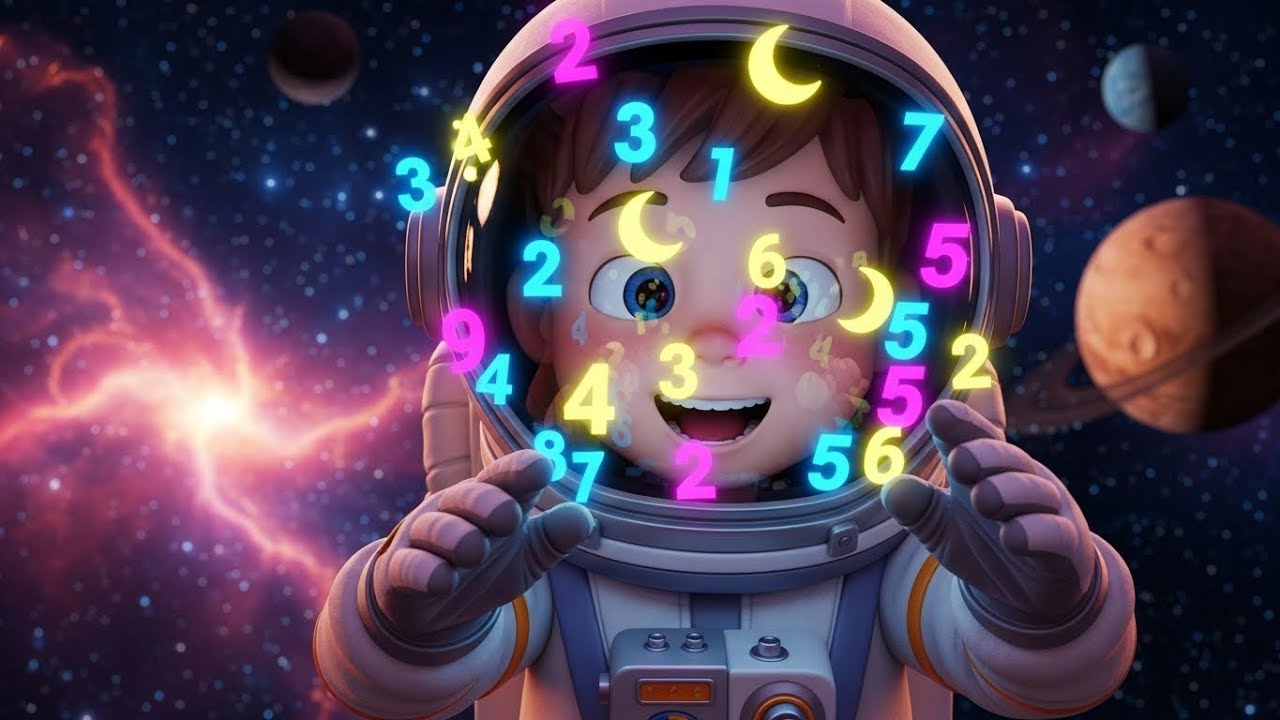 🎵 Canción de Conteo del Explorador Espacial | canciones infantiles | Baby Song, Aprende Números