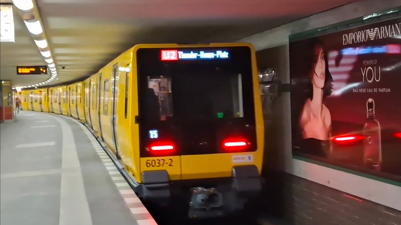 Berliner U-Bahn | Ausfahrt vom JK auf der U2 