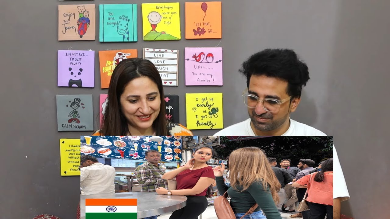 Pakistani Reacts to How Indians treat Foreigner in INDIA | Local Indian STREET FOOD spot!