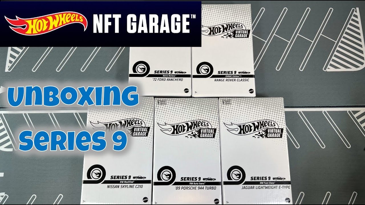 Hot Wheels NFT Series 9 Unboxing - ALL REDEEMABLES & VERY RARE! #fyp #nft #unboxing
