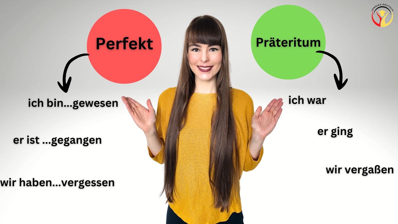 Präteritum oder Perfekt? #deutschlernen #germancourse #deutschunterricht  #german #lerndeutsch