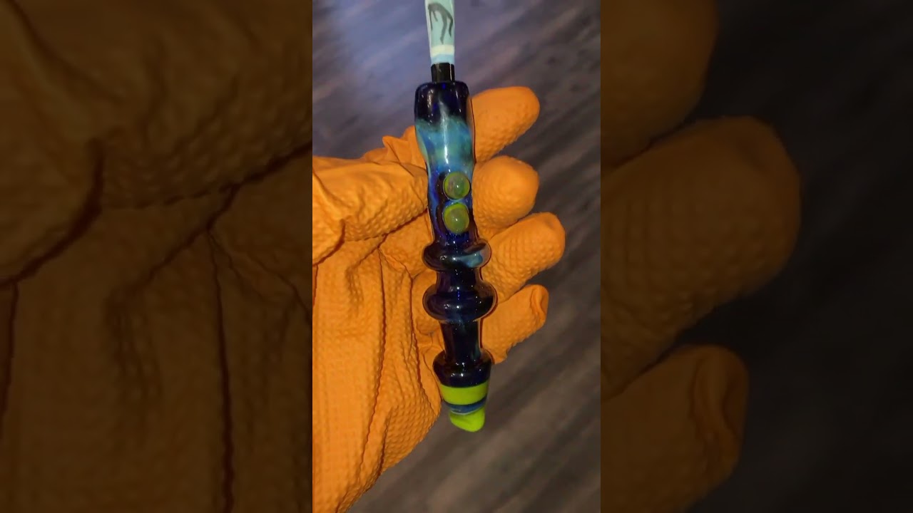 Outer space themed pre rolled cone and fancy handmade joint holder #trending #420 #shorts