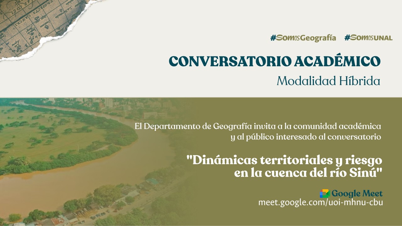 Dinámicas territoriales y riesgo en la cuenca del rio Sinú.