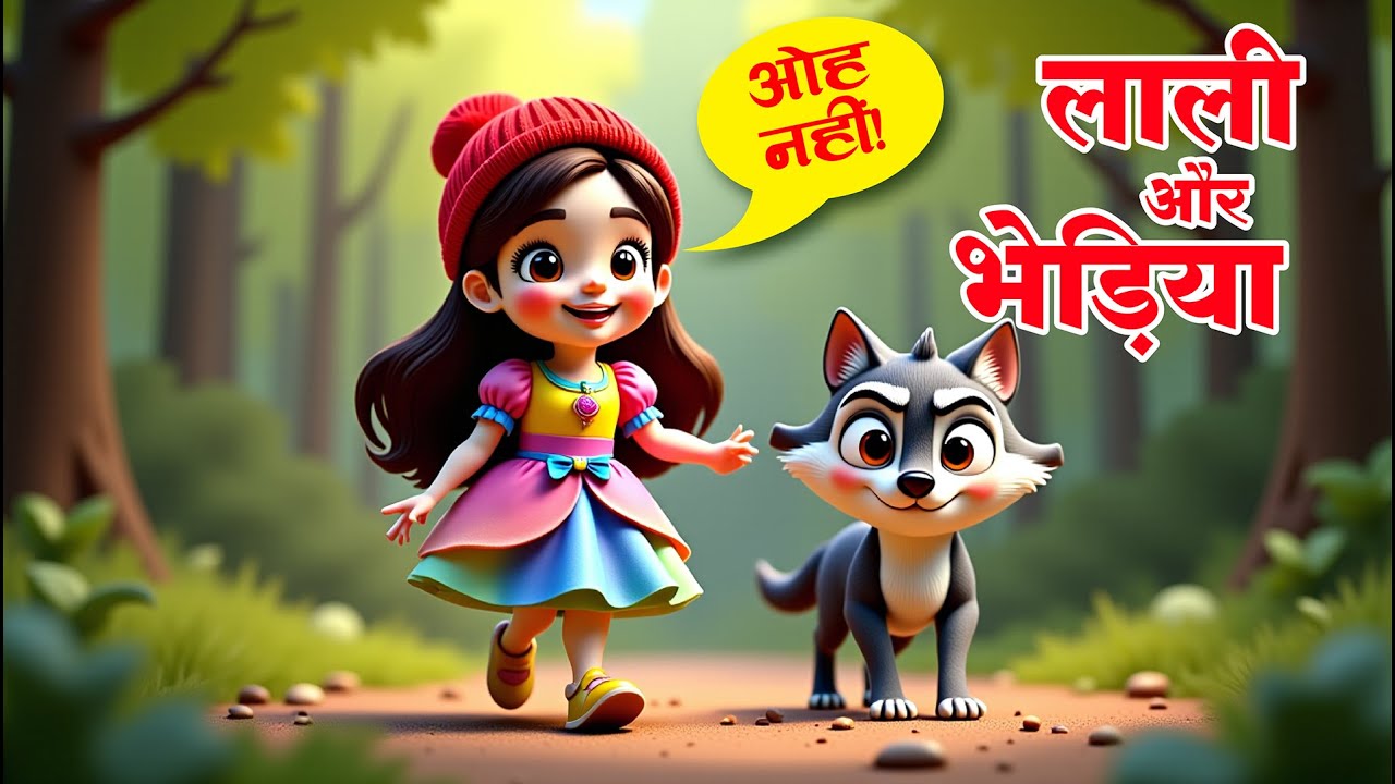 🥇 लाली 😱 भेड़िया | Lali Aur Bhediya Kahani | Kids Moral Story in Hindi
