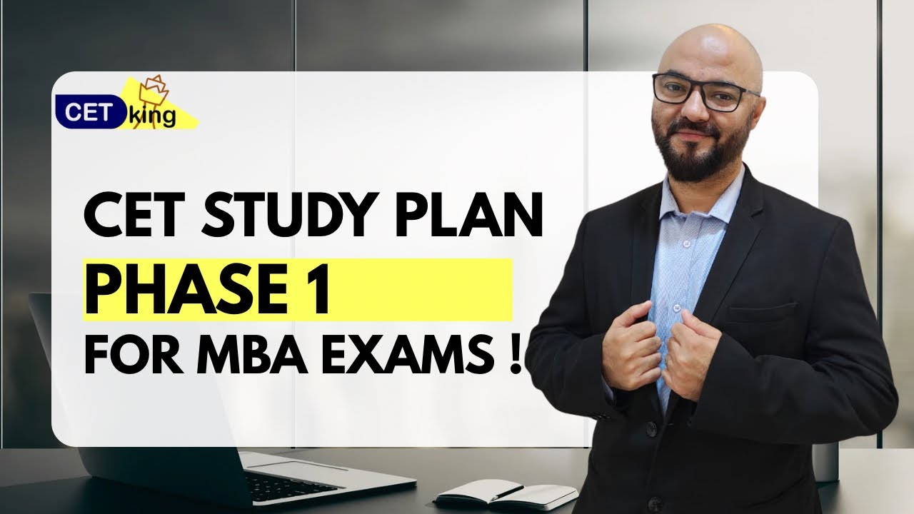 CET 2026 Study Plan! Targets for SNAP NMAT CMAT CET! Phase 1 of MBA CET 2025!