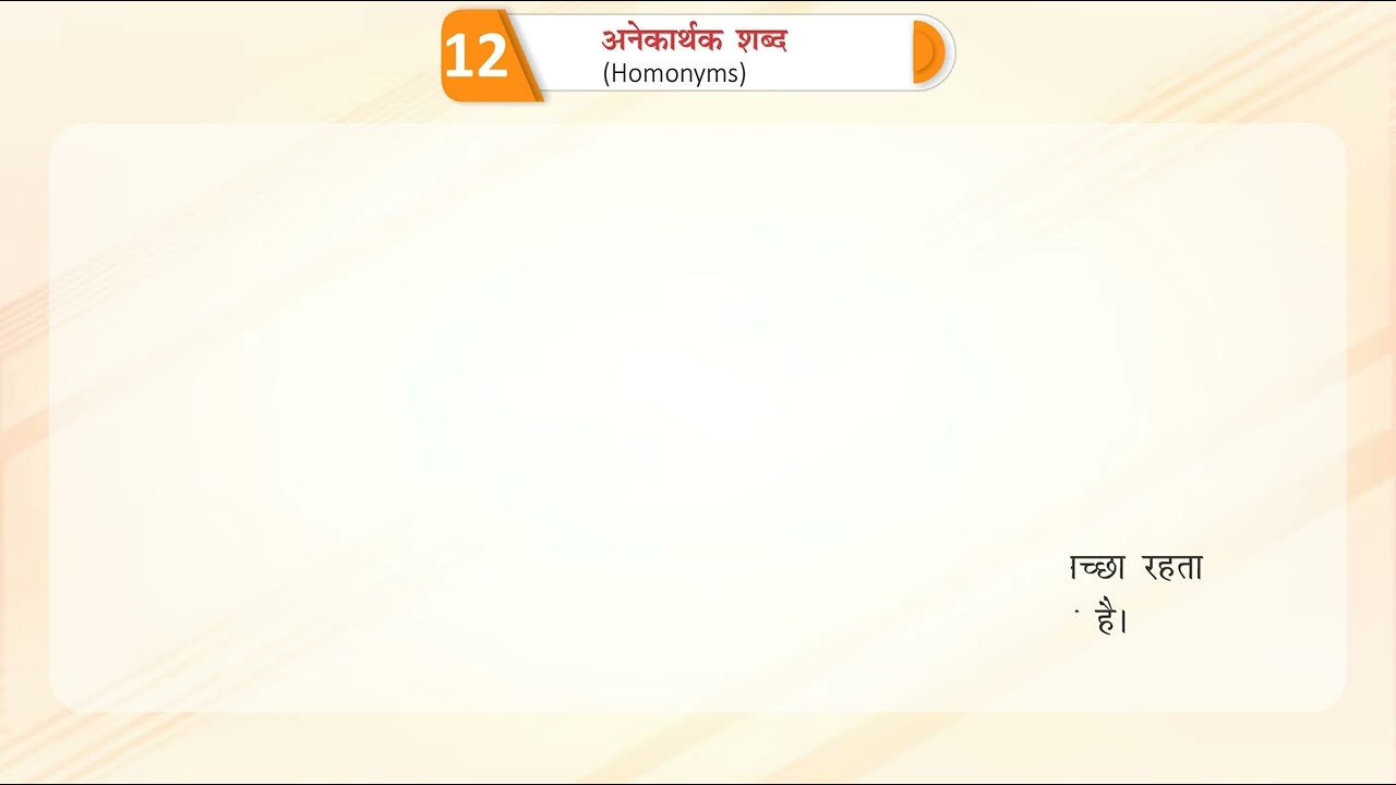 Ch 12 | Jay Cee | Anmol Hindi Vyakaran  | Class 3 | Anekarthi Shabd | For children