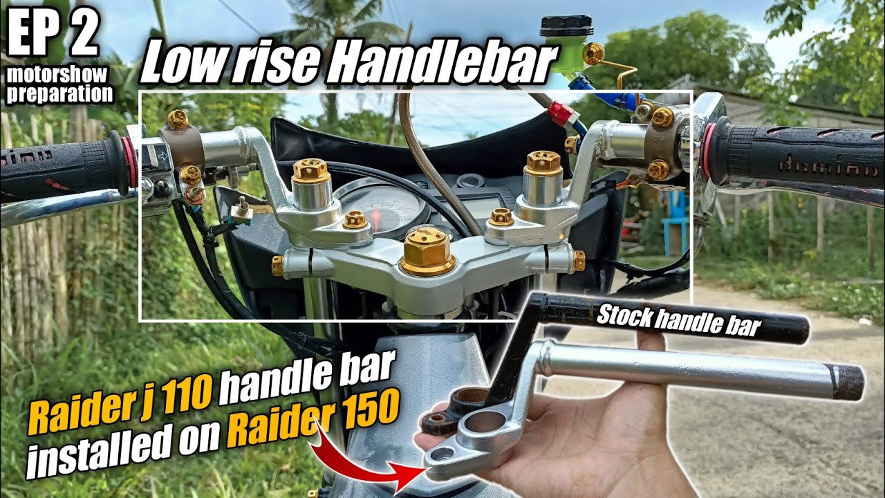 Low rise handle bar Raider 150 | good for Street Bike🔥 | Bobwerkz mmvlog