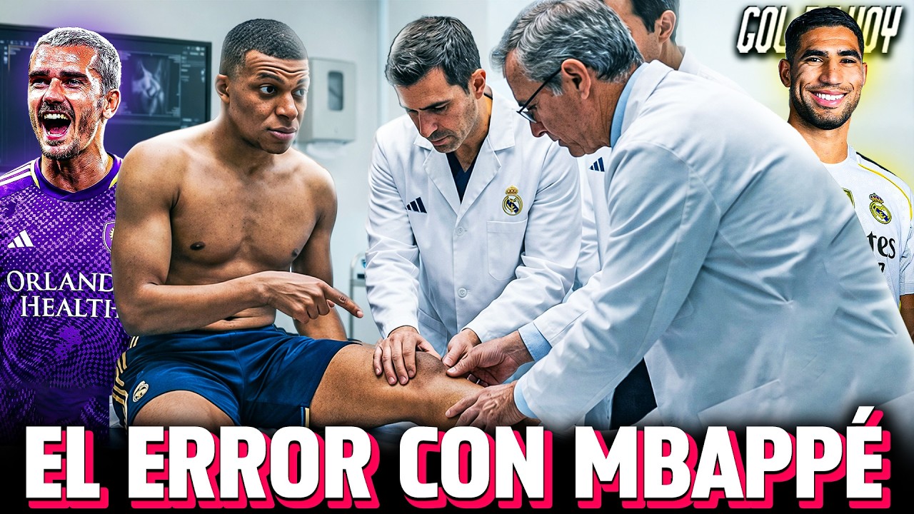 El MADRID intervino la RODILLA EQUIVOCADA de MBAPP&Eacute; | &iquest;Hakimi de regreso al Madrid? | #goldehoy