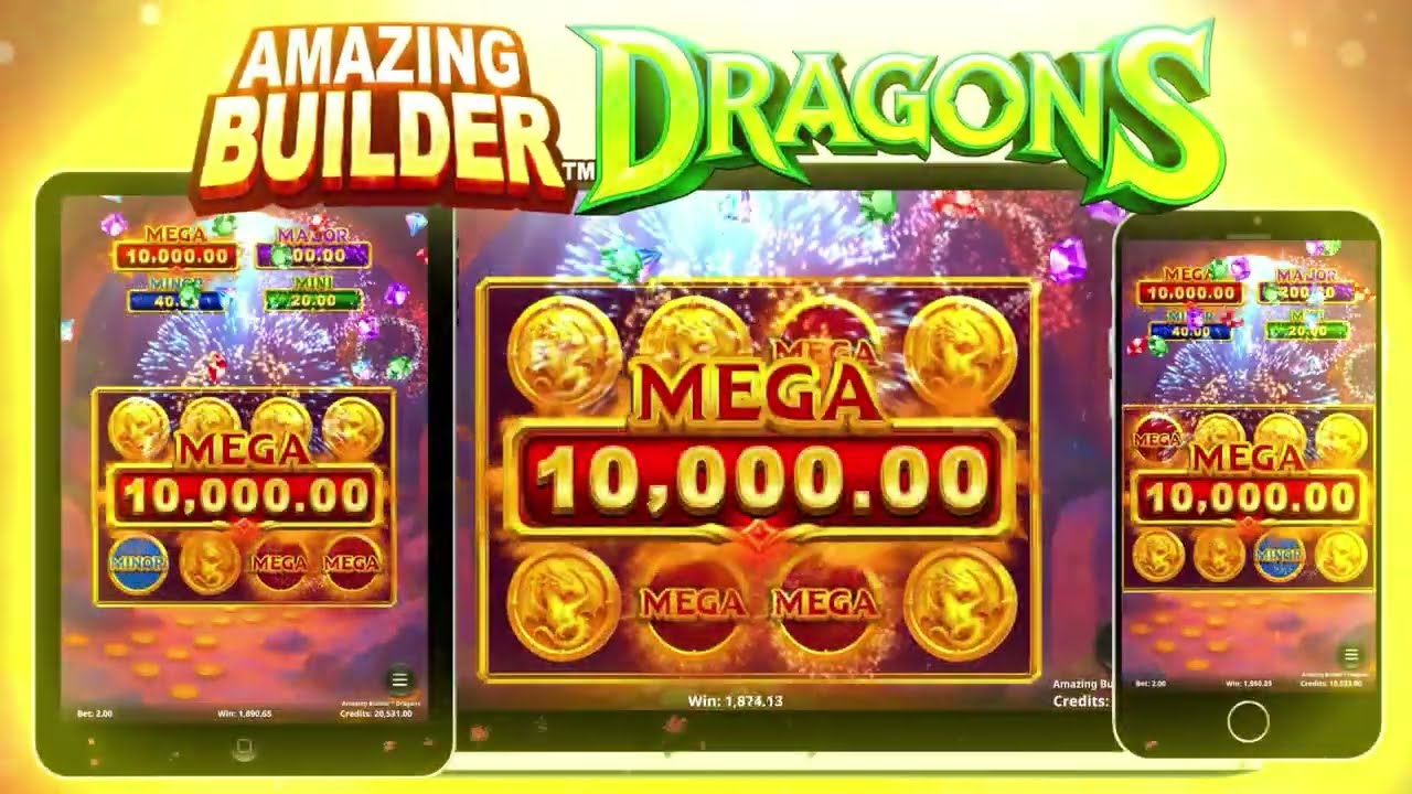 Spinplay Games' Amazing Builder&trade; Dragons Sneak Peek Video