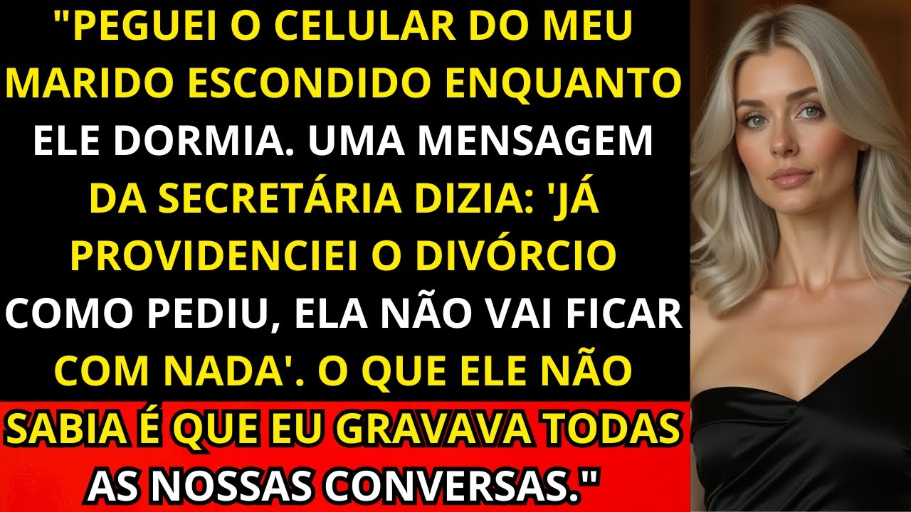 “Peguei o celular escondido do meu marido — uma mensagem mudou tudo o que eu sabia sobre nós”
