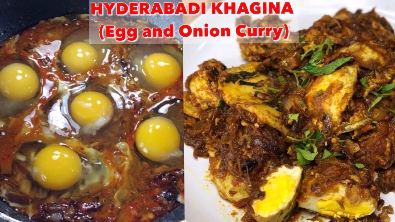 Hyderabadi khagina| onion and egg curry| how to make khagina| recipe in Urdu English Hindi